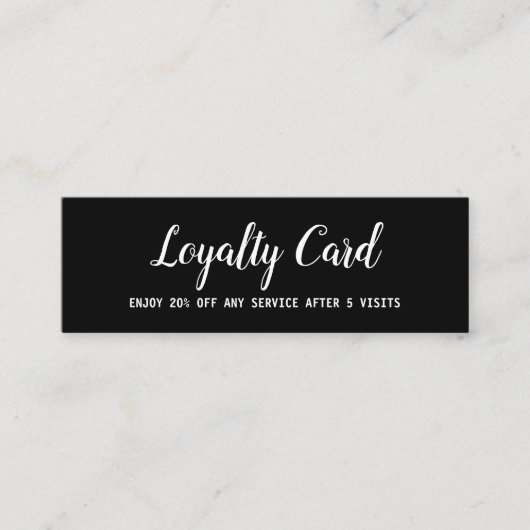 Fidélité script simple minimum ajouter votre carte de fidél (Devant)