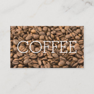 Fidélité simple de café de mot d'haricots grand