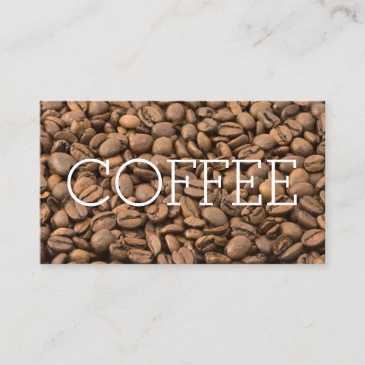 Fidélité simple de café de mot d'haricots grande (Devant)