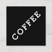 Fidélité Simple Mot Loyauté foncée café Angle de carte de p (Devant)