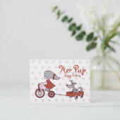 Fidélité Son Pup Chubby Punch & Carte de visite (Debout devant)