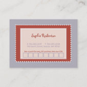 Fidélité Son Pup Chubby Punch & Carte de visite (Dos)