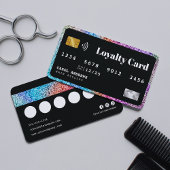 Fidélité Unique Glam Parties scintillant Carte de crédit St