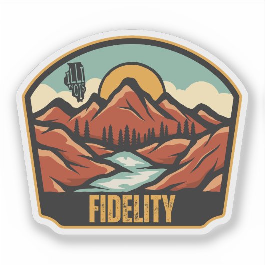 Fidelity, Illinois Sticker (Voorkant)