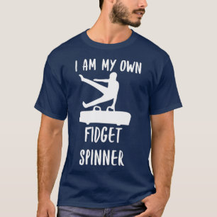 Fidget Spinner Pommel Horse Male Gymnast T-shirt