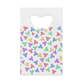 Fidget Spinners Kredietkaart Flessenopener (Achterkant)