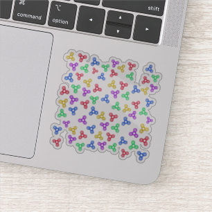 Fidget Spinners Sticker