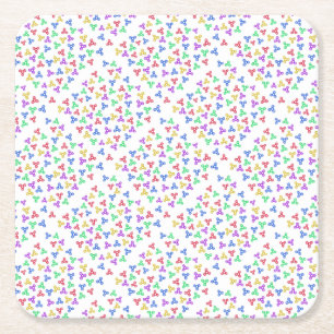 Fidget Spinners Vierkante Kartonnen Onderzetter