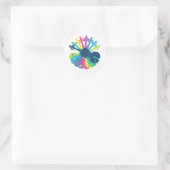 fidlepel ronde sticker (Tas)