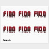 FIDO RONDE STICKER (Vel)
