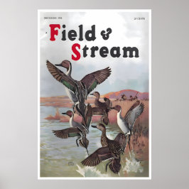 Field And Stream Cover Eend Jacht Kunst Poster Voo