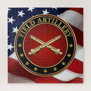 Field Artillery Branch Insignia Speciale Editie Legpuzzel
