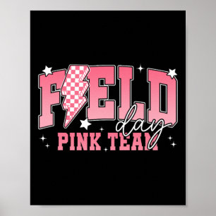 Field Day 2025 Roze Team Velduitstapje Kleur Team Poster
