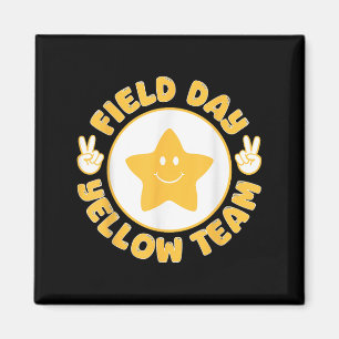 Field Day Fun Day Yellow Team Fun Team Team Spel C Magneet