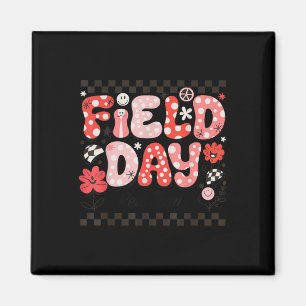 Field Day Red Team Color Field Trip Team Game Comp Magneet