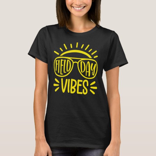 Field Day Vibes For Teacher Kids Field Day 2022 T-shirt (Voorkant)