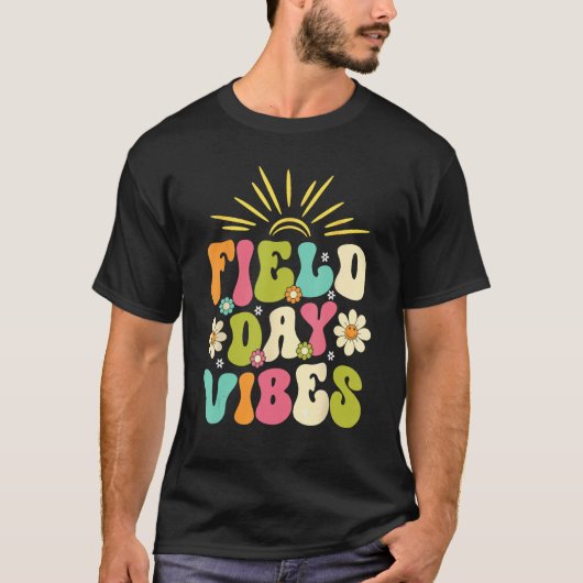 Field Day Vibes For Teacher Kids Field Day 2023 T-shirt (Voorkant)