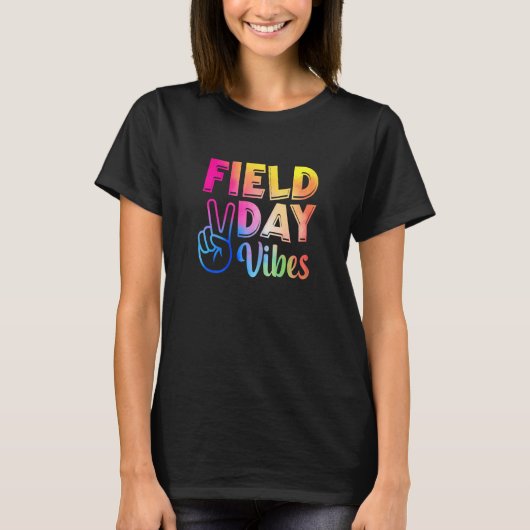 Field Day Vibes For Teacher Kids Field Day 2023 T-shirt (Voorkant)