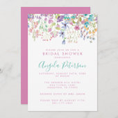 Field Floral Bridal Show Invitation (Devant / Derrière)