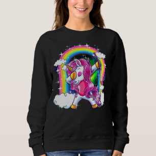 Field Hockey Dabbing Unicorn Dab Magical Gir Trui