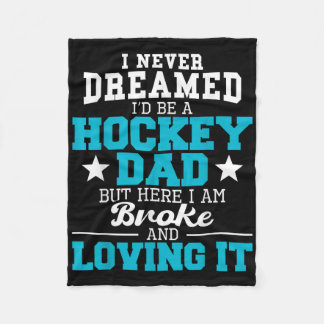 Field Hockey Dad - Funny Field Hockey Player Hocke Fleece Deken