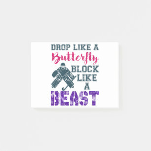 Field Hockey Goalie Block als een beest Post-it® Notes
