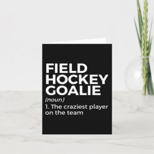 Field Hockey Goalie Definitie Mannen Vrouwen Kaart