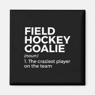Field Hockey Goalie Definitie Mannen Vrouwen Magneet