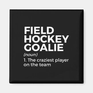 Field Hockey Goalie Definitie Mannen Vrouwen Magneet