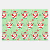 Field Hockey Holiday Gift Wrapping Paper (Voorkant)
