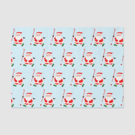 Field Hockey Kerst Gift Tissue Papier (Voorkant)