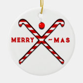 Field Hockey Kerst Keepsake Keramisch Ornament (Voorkant)