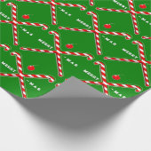 Field Hockey Kerstmis Cadeaupapier (Hoek)