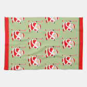 Field Hockey Kerstmis Theedoek (Horizontaal)