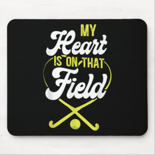 Field Hockey Moeder Mijn Hart Is Op Dat Veld _1 Muismat