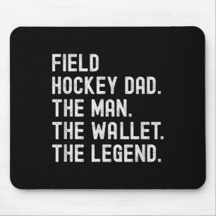 Field Hockey Papa De Man De Portemonnee De Legende Muismat