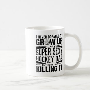 Field Hockey Papa T-shirt Mannen IJshockey Speler Koffiemok