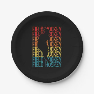Field Hockey Retro  Field Hockey Papieren Bordje