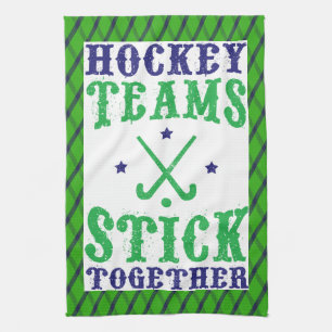 Field Hockey Teams Stick Samen Tea Towel Theedoek