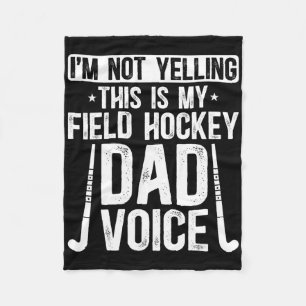 Field Hockey Vader Stem Vader Van Een Field Hockey Fleece Deken