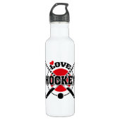 Field Hockey Waterfles (Voorkant)