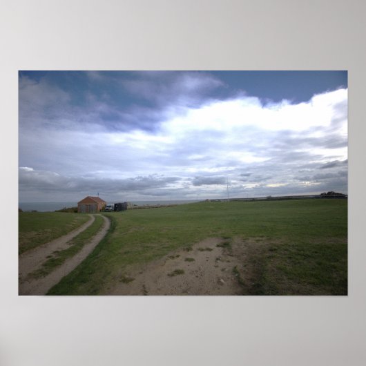 Field in Rhode Island Poster (Voorkant)