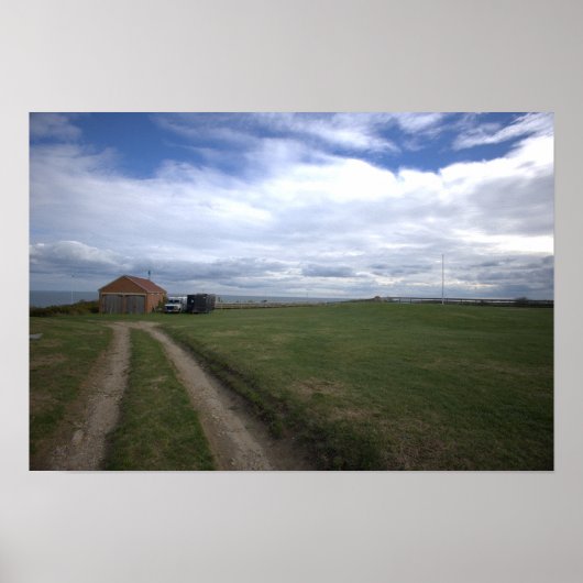 Field in Rhode Island Poster (Voorkant)