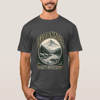 Field & Nature Vintage Bergstroom Grafisch T-shirt
