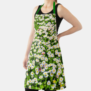 Field Of Daisy Flowers mooi en grappig Schort
