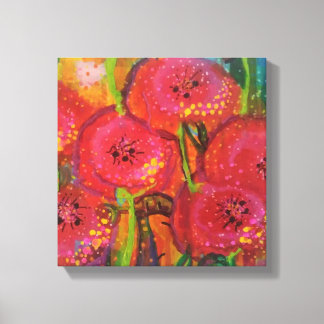 Field of Poppies Wrapped Canvas