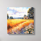 Field of Wild Flowers Canvas Art (Voorkant)