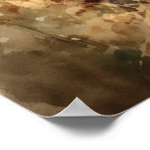 Field Spaniel Chien Art Imprimer Poster (Coin)