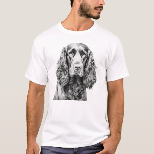 Field Spaniel Dog T-shirt (Voorkant)