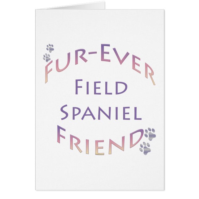 Field Spaniel Furever (Voorkant)